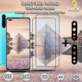 Miniatyrbild 1 av 5: 2-Pack OnePlus Nord & 2-Pack linsskydd - Härdat Glas 9H - Super kvalitet 3D