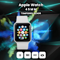 Miniatyrbillede 1 af 5: 1-Pack APPLE WATCH 45MM Skærmbeskyttelse - Hærdet Glas 9H - Super kvalitet 3D