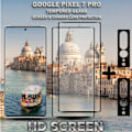 Miniatyrbild 3 av 5: 2-Pack Google Pixel 7 Pro Skärmskydd & 2-Pack linsskydd - Härdat Glas 9H - Super kvalitet 3D