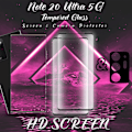 Miniatyrbillede 3 af 5: 2-Pack SAMSUNG NOTE 20 ULTRA Skærmbeskyttelse & 1-Pack linsebeskyttelse - Hærdet Glas 9H - Super kvalitet 3D