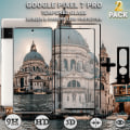 Miniatyrbild 1 av 5: 2-Pack Google Pixel 7 Pro Skärmskydd & 1-Pack linsskydd - Härdat Glas 9H - Super kvalitet 3D