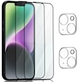 Miniatyrbillede 1 af 7: 2-Pack ‏‏Iphone 14 Plus Skærmbeskyttelse & 2-Pack linsebeskyttelse - Hærdet Glas 9H - Super kvalitet 3D