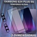 Miniatyrbild 4 av 5: 2-Pack SAMSUNG S24 PLUS 5G Skärmskydd & 2-Pack linsskydd - Härdat Glas 9H - Super kvalitet 3D