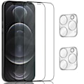 Miniatyrbillede 1 af 7: 2-Pack Iphone 12 Pro Max Skærmbeskyttelse & 2-Pack linsebeskyttelse - Hærdet Glas 9H - Super kvalitet 3D