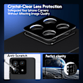 Miniatyrbild 7 av 7: 2-Pack Xiaomi Redmi 14T Pro Skärmskydd & 2-Pack linsskydd - Härdat Glas 9H - Super kvalitet 3D