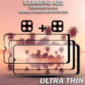 Miniatyrbillede 5 af 5: 2-Pack SAMSUNG A22 Skærmbeskyttelse & 2-Pack linsebeskyttelse - Hærdet Glas 9H - Super kvalitet 3D