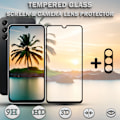Miniatyrbillede 1 af 5: 1-Pack SAMSUNG A24 Skærmbeskyttelse & 1-Pack linsebeskyttelse - Hærdet Glas 9H - Super kvalitet 3D