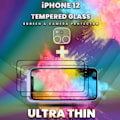 Miniatyrbild 5 av 5: 2-Pack iPhone 12 - skärmskydd & 1-Pack linsskydd -Härdat Glas 9H