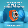 Miniatyrbillede 4 af 5: 2-Pack APPLE WATCH 8 ULTRA 49MM Skærmbeskyttelse - Hærdet Glas 9H - Super kvalitet 3D