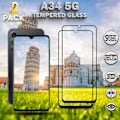 Miniatyrbillede 1 af 5: 2-Pack SAMSUNG GALAXY A34 Skærmbeskyttelse - Hærdet Glas 9H - Super kvalitet 3D