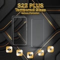 Pikkukuva 1 / 5: 1-Pack SAMSUNG S23 PLUS Näytönsuoja - Karkaistu Lasi 9H - Super laatu 3D