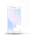 Pikkukuva 2 / 3: 2-Pack IPHONE SE 2020 WHITE Näytönsuoja - Karkaistu Lasi 9H - Super laatu 3D