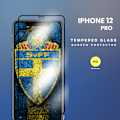 Pikkukuva 4 / 4: 1-Pack IPHONE 12 PRO Näytönsuoja - Karkaistu Lasi 9H - Super laatu 3D