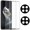 Miniatyrbillede 1 af 7: 2-Pack ONEPLUS 13 Skærmbeskyttelse & 2-Pack linsebeskyttelse - Hærdet Glas 9H - Super kvalitet 3D