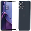 Miniatyrbillede 1 af 7: 1-Pack Motorola G84 Skærmbeskyttelse & 1-Pack linsebeskyttelse - Hærdet Glas 9H - Super kvalitet 3D