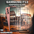 Miniatyrbild 3 av 5: 2-Pack Samsung F13 Skärmskydd - Härdat Glas 9H - Super kvalitet 3D