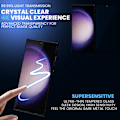Pikkukuva 5 / 6: 2-Pack SAMSUNG S23 ULTRA Näytönsuoja - Karkaistu Lasi 9H - Super laatu 3D