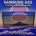 Miniatyrbild 5 av 6: 1-Pack Privacy Skärmskydd For Samsung A52 - Härdat Glas 9H - Super Kvalitet 3D