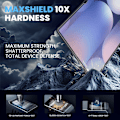 Miniatyrbild 4 av 6: 3-Pack Samsung Tab S10 Ultra  Skärmskydd - Härdat Glas 9H - Super kvalitet 3D