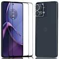Miniatyrbillede 1 af 7: 2-Pack Motorola G84 Skærmbeskyttelse & 1-Pack linsebeskyttelse - Hærdet Glas 9H - Super kvalitet 3D