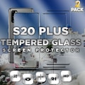 Miniatyrbillede 1 af 5: 2-Pack SAMSUNG S20 PLUS Skærmbeskyttelse - Hærdet Glas 9H - Super kvalitet 3D