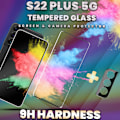 Miniatyrbillede 2 af 5: 1-Pack SAMSUNG S22 PLUS Skærmbeskyttelse & 1-Pack linsebeskyttelse - Hærdet Glas 9H - Super kvalitet 3D
