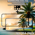 Miniatyrbillede 5 af 5: 1-Pack SAMSUNG A51 Skærmbeskyttelse & 1-Pack linsebeskyttelse - Hærdet Glas 9H - Super kvalitet 3D