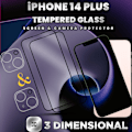 Miniatyrbillede 4 af 5: 2-Pack IPHONE 14 PLUS Skærmbeskyttelse & 2-Pack linsebeskyttelse - Hærdet Glas 9H - Super kvalitet 3D