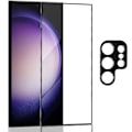 Pikkukuva 1 / 7: 1-Pack SAMSUNG S23 ULTRA Näytönsuoja & 1-Pack linssinsuoja - Karkaistu Lasi 9H - Super laatu 3D