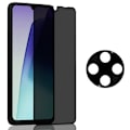 Miniatyrbillede 1 af 7: 1-Pack Xiaomi Redmi 14C Privacy Skærmbeskyttelse & 1-Pack linsebeskyttelse - Hærdet Glas 9H - Super kvalitet 3D