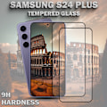 Miniatyrbillede 3 af 5: 2-Pack SAMSUNG S24 PLUS Skærmbeskyttelse - Hærdet Glas 9H - Super kvalitet 3D