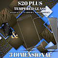 Miniatyrbillede 4 af 5: 1-Pack SAMSUNG S20 PLUS Skærmbeskyttelse & 1-Pack linsebeskyttelse - Hærdet Glas 9H - Super kvalitet 3D