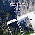 Pikkukuva 2 / 5: 1-Pack IPHONE 7 PLUS Näytönsuoja - Karkaistu Lasi 9H - Super laatu 3D