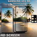 Miniatyrbillede 3 af 5: 2-Pack SAMSUNG A51 Skærmbeskyttelse & 1-Pack linsebeskyttelse - Hærdet Glas 9H - Super kvalitet 3D