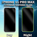 Miniatyrbillede 4 af 5: 1-Pack IPHONE 11 PRO MAX Skærmbeskyttelse - Hærdet Glas 9H - Super kvalitet 3D