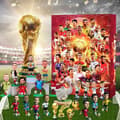 VM-kalender 2025 Jul Overraskelseskasse Messi, Cairo, Mbappe, etc. V.z