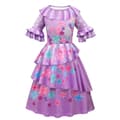Cosplay-kostyme for barn Encanto Isabella-kjole Rollespill 100 120