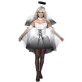 Pikkukuva 1 / 5: -3xl Halloween Sexy Black Angel -asu Phantom Bride M White