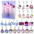 K-pop Demon Hunters Akryl Adventskalender Set - 24 dagars överraskningspresentförpackning för fans och barn E