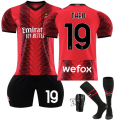 Miniatyrbild 1 av 5: Ny säsong 2023-24 AC Milan hemma nr 9 Giroud 10 Leo 11 Ibrahimovic 19 Special Olympics fotbollströja sportkläder 22