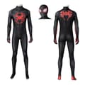 Spiderman Miles Morales Jumpsuit Kostym Cosplay Kostym Bildfärg 140
