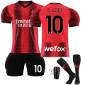 Miniatyrbild 2 av 5: Ny säsong 2023-24 AC ilan hemma nr 9 Giroud 10 Leo 11 Ibrahimovic 19 Special Olympics fotbollströja sportkläder M
