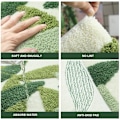 Miniatyrbillede 2 af 5: Ekstra blød mikrofiber shaggy skridsikker absorberende bademåtte maskine wa