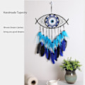 Miniatyrbilde 4 av 4: 1 stk. Devil Eye Tapestry Dream Catcher Tapestry Boho Håndlaget Macra