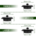 Miniatyrbillede 2 af 5: Universal gummibadekarvask, 3-delt, egnet til 40 mm propper