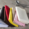 Miniatyrbilde 4 av 4: Rund duk, polyester, svart engangsbruk ensfarget duk