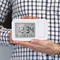 Miniatyrbild 3 av 3: Takprojektionsväckarklocka med bakgrundsbelyst display Datum Inomhus