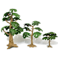 Miniatyrbillede 5 af 5: 1 stk. Størrelse S Model Træer Cypress Miniature Kunstigt Træ Falsk Pl