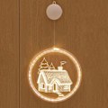 Miniatyrbilde 4 av 4: Julelys Utendørs Juledekorasjon, Henger 3D Julelys