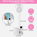 Miniatyrbilde 3 av 5: LED-skrivebordslampe for barn, oppladbar, trådløs bordlampe med dimmefunksjon
